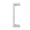 Cauldham Solid Stainless Steel Cabinet Hardware Square Handle Pull Brushed Satin Nickel